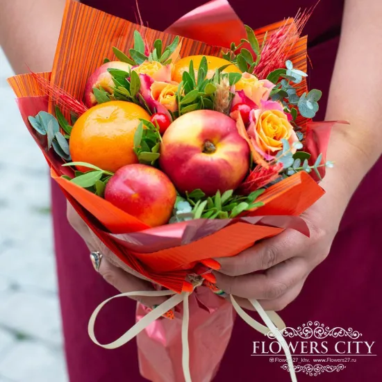 Красный фруктовый сад от интернет-магазина цветов в 