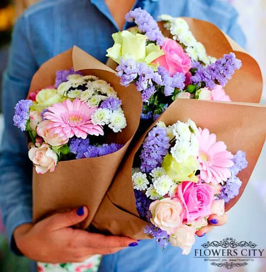 Кулек счастья от интернет-магазина цветов в 