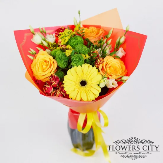 Закат солнца от интернет-магазина цветов в 