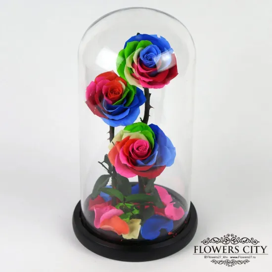 Роза в колбе (средняя) №2 от интернет-магазина цветов в 