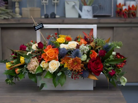 Яркая цветочная композиция от интернет-магазина цветов в 