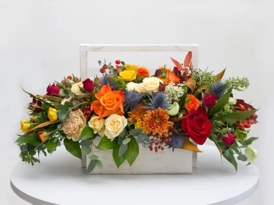 Яркая цветочная композиция от интернет-магазина цветов в 