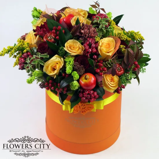 Осенний вечер от интернет-магазина цветов в 