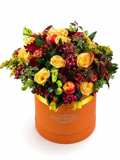 Осенний вечер от интернет-магазина цветов в 