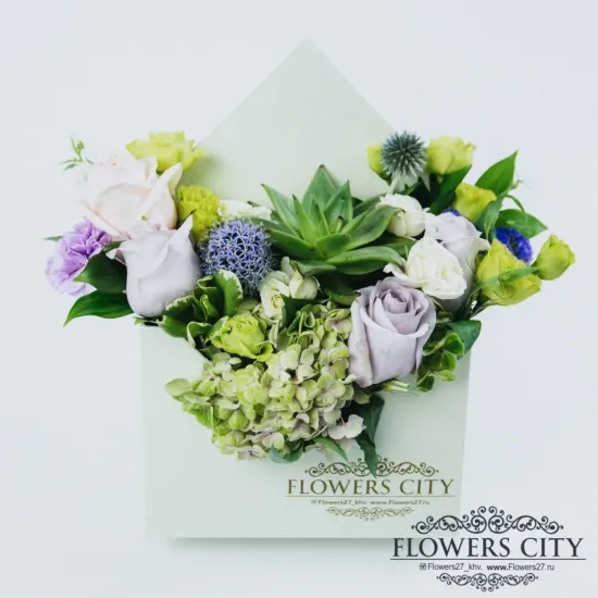 Конвертик счастья от интернет-магазина цветов в 