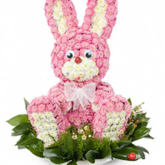 Зайчик от интернет-магазина цветов в 