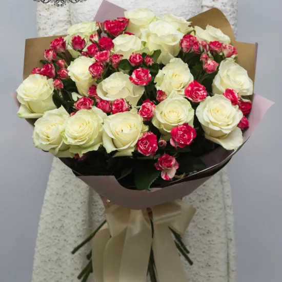 Ее Величество в крафте от интернет-магазина цветов в 