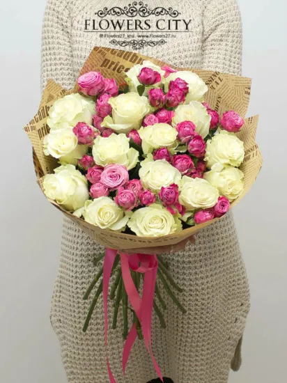 Ее Величество в крафте от интернет-магазина цветов в 