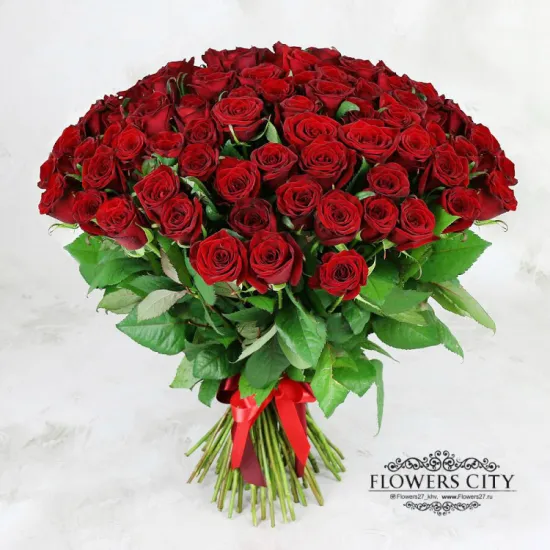 Бордовое счастье от интернет-магазина цветов в 