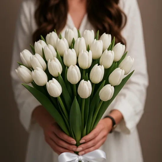 Белая россыпь от интернет-магазина цветов в 