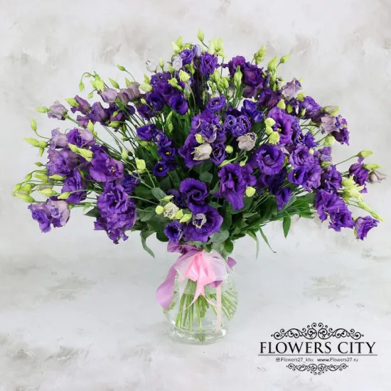 51 фиолетовая эустома от интернет-магазина цветов в 