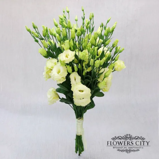 11 белых эустом от интернет-магазина цветов в 