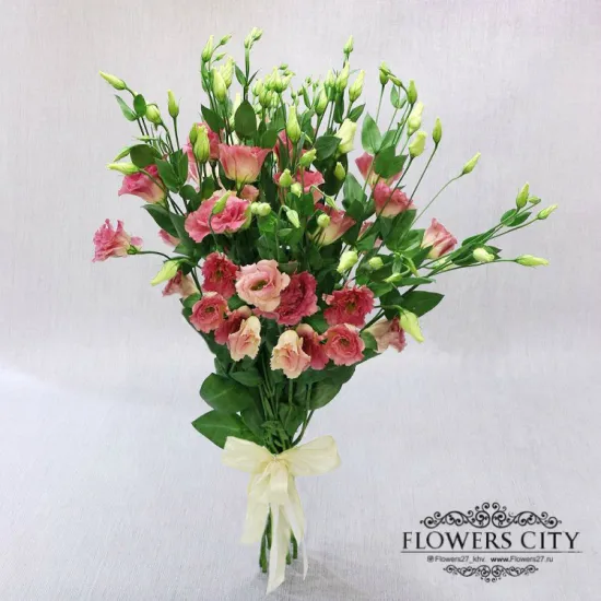 11 розовых эустом от интернет-магазина цветов в 