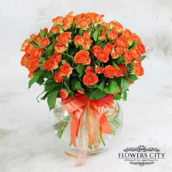 Оранжевое настроение от интернет-магазина цветов в 