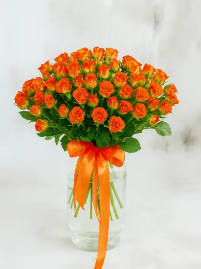 Оранжевое настроение от интернет-магазина цветов в 