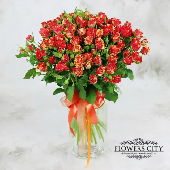 Красный шелест от интернет-магазина цветов в 