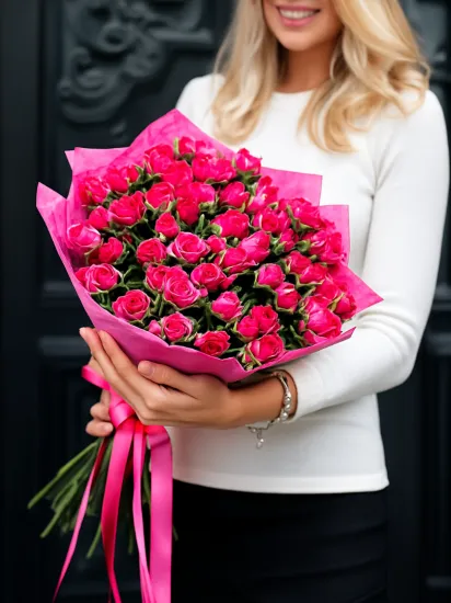 Розовое очарование от интернет-магазина цветов в 