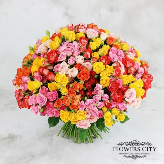 Большое конфетти чувств от интернет-магазина цветов в 