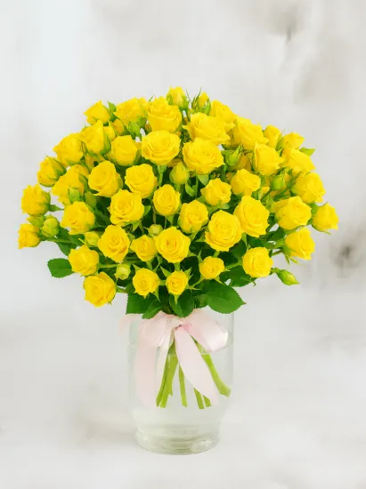 Желтое солнце завтрашнего дня от интернет-магазина цветов в 