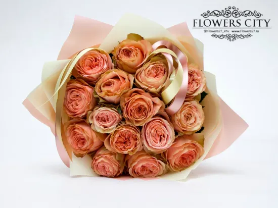 Буйство розового от интернет-магазина цветов в 