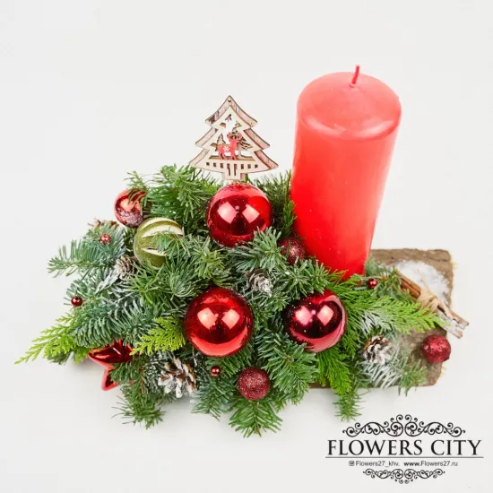 Рождественское настроение от интернет-магазина цветов в 