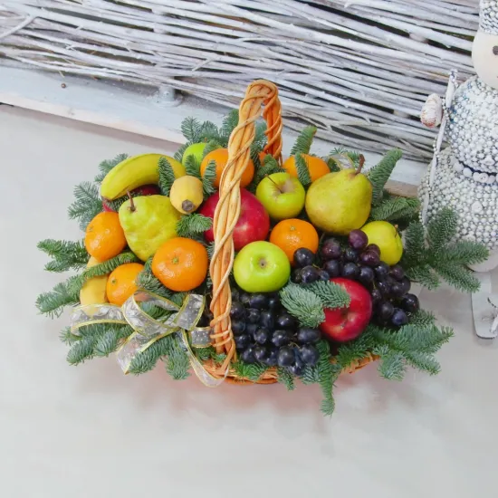 Фруктовая корзина от интернет-магазина цветов в 