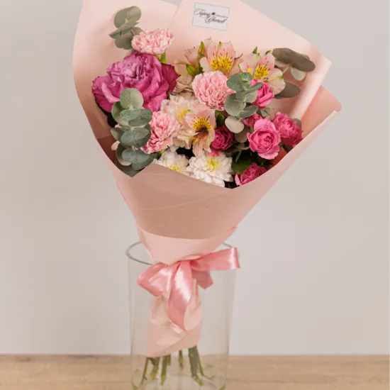 Вдохновение в розовом от интернет-магазина цветов в 