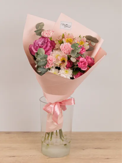 Вдохновение в розовом от интернет-магазина цветов в 