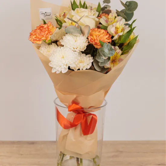 Оранжевый рассвет от интернет-магазина цветов в 